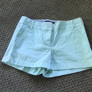 Jcrew Chino shorts, mint, size 0